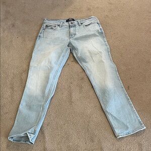 Hollister Light Wash Straight Leg Jeans